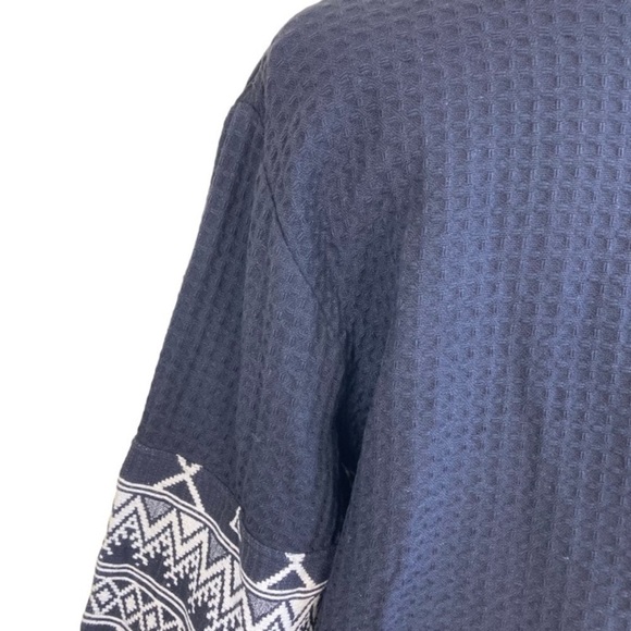 Vintage 90s Tribal Southwestern Tapestry Blazer Jacket Metal Buttons Sz M - Picture 12 of 16